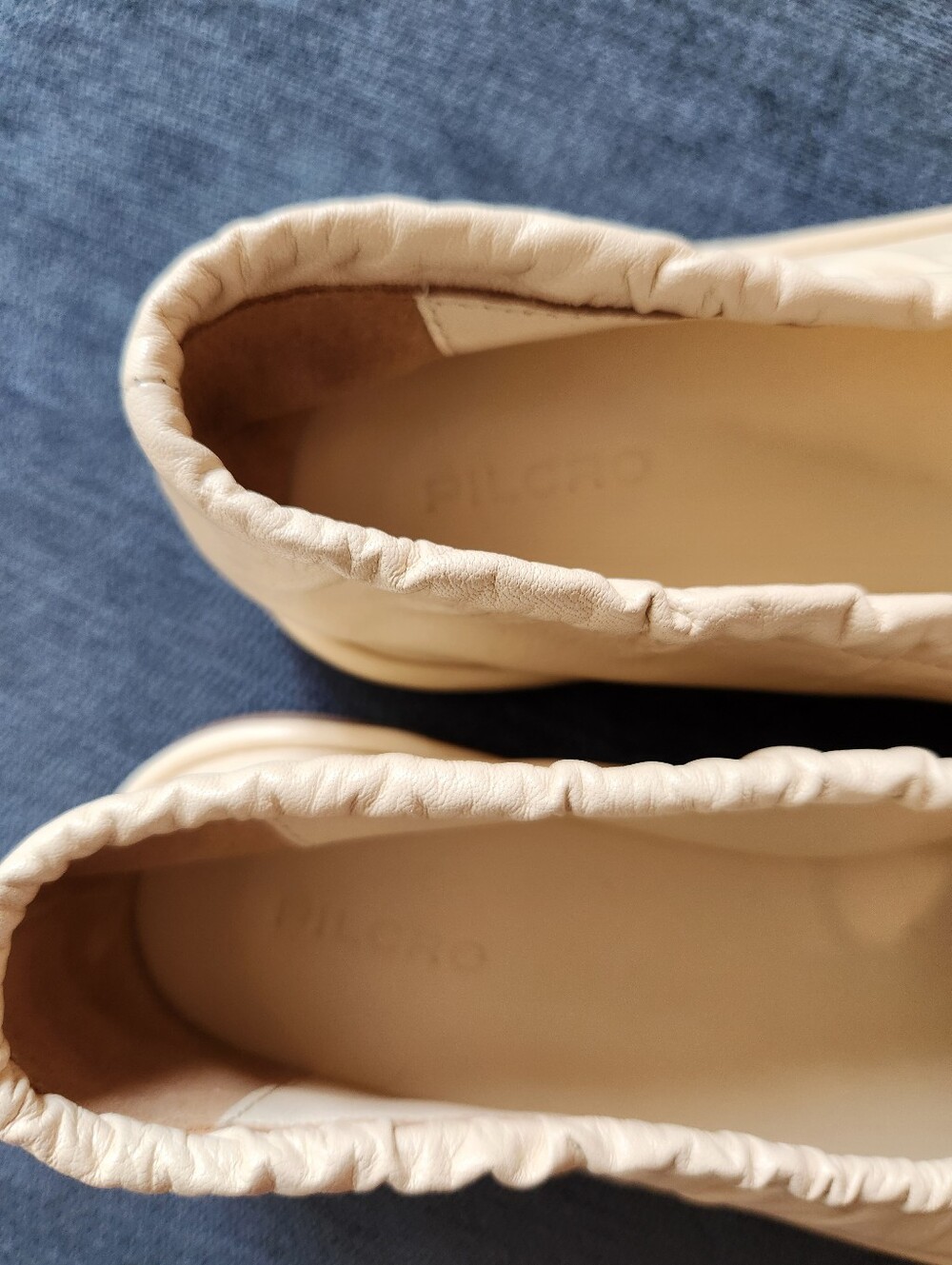 Pilcro By Anthropologie Women’s Cream Bow Tie Ballet Flats 37 - Picture 7 of 13